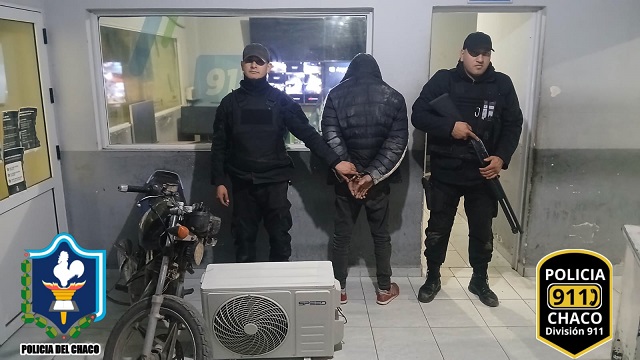 Villa &Aacute;ngela: Frustraron un robo de un aire acondicionado y detuvieron a un hombre