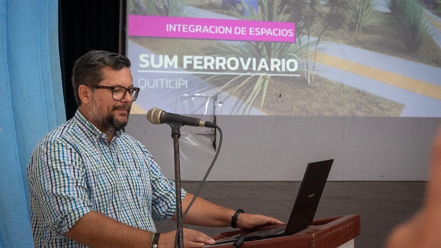 Quitilipi recupera su historia: El viejo galpón Ferroviario será un salón de usos múltiples (SUM)