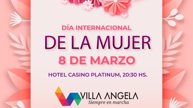 Celebración del Dia Internacional de la Mujer en Villa Angela: Reconocimiento y Homenaje