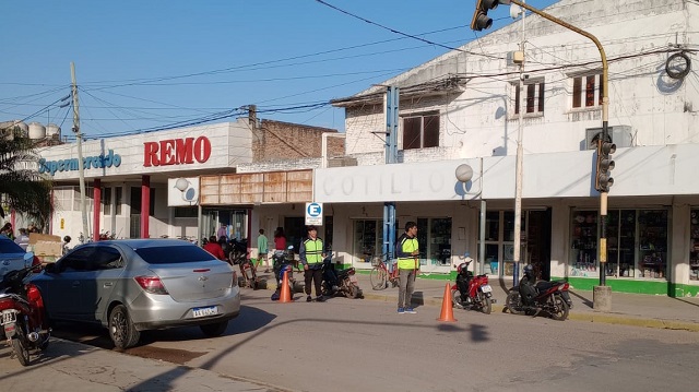 Villa Ángela: Operativos de concientización y control de tránsito