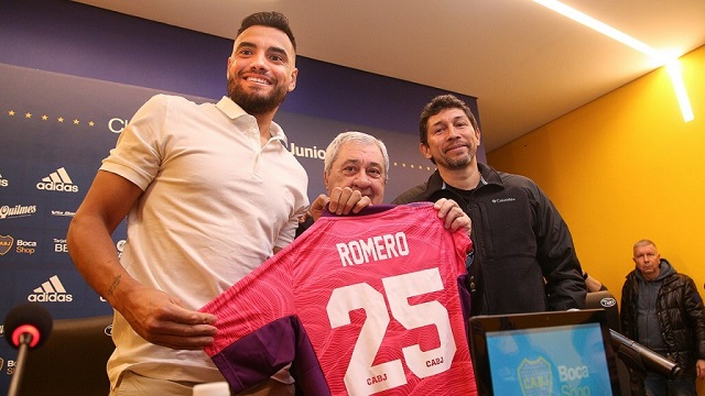 Romero dijo que llegar a Boca "es un paso adelante"