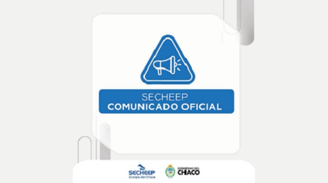 Comunicado Oficial de la Empresa Secheep 