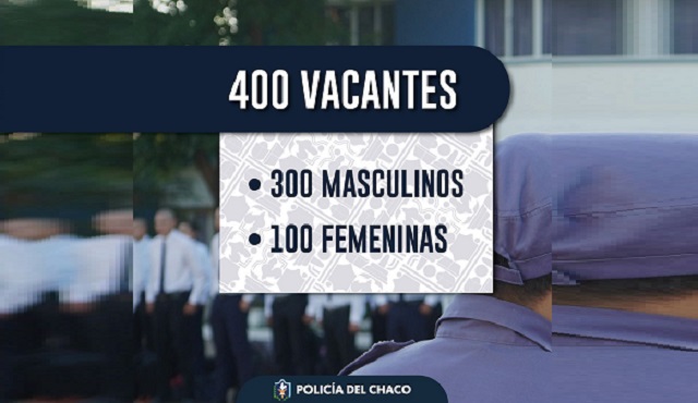 Ingreso a la Policía: El Gobierno Provincial reitera la convocatoria para 400 nuevos agentes