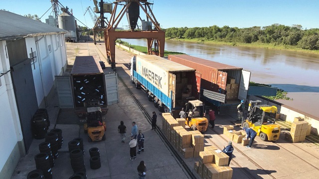 Barranqueras fortalece la Operatoria de Importaci&oacute;n con nueva carga proveniente de China 