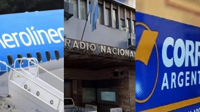 Oficial: no se privatizarán Aerolíneas Argentinas, Correo Argentino, la TV Pública ni Radio Nacional