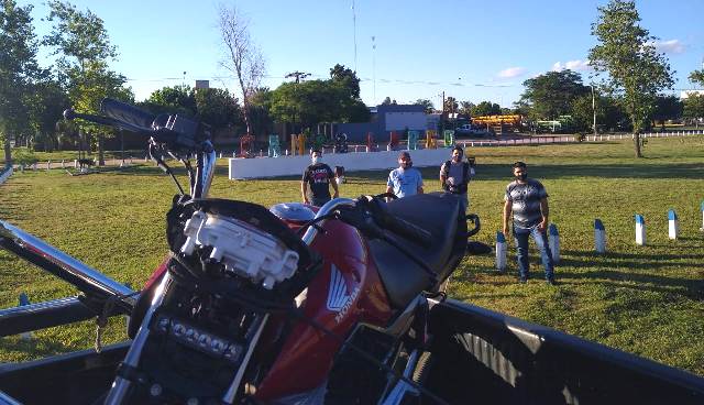 Recuperan en Campo Largo una motocicleta robada en Villa Ángela