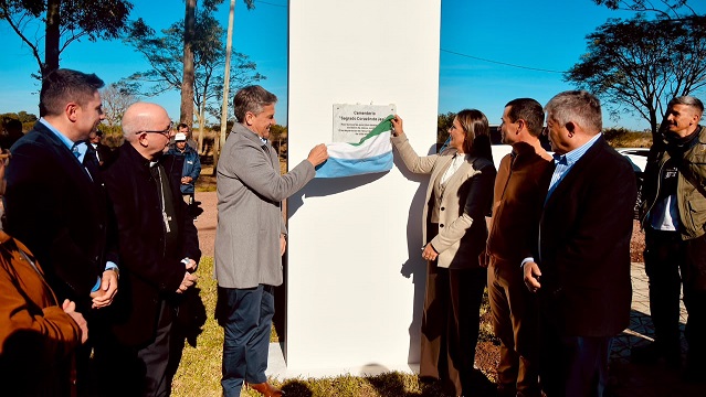 Zdero y Panzardi ratificaron el trabajo conjunto en el 138&deg; Aniversario de Laguna Blanca 
