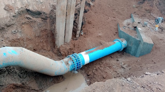 Segundo Acueducto: Finaliz&oacute; la vinculaci&oacute;n definitiva de la estaci&oacute;n de bombeo de S&aacute;enz Pe&ntilde;a hacia Av&iacute;a Terai  