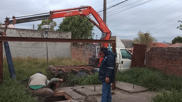 Una bomba cloacal vuelve a funcionar y Sameep refuerza el servicio en Villa &Aacute;ngela 
