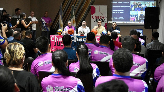 El Gobierno fortalece el deporte como pol&iacute;tica: Zdero lanz&oacute; la 3&ordf; edici&oacute;n de "Chaco Juega" desde S&aacute;enz Pe&ntilde;a