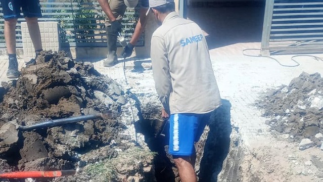 SAMEEP AVANZA CON NUEVAS CONEXIONES CLOACALES EN LA ISLA DEL CERRITO