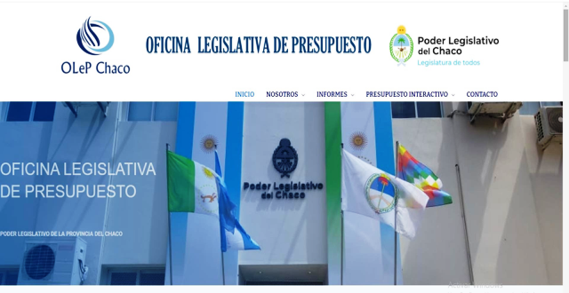 Se presentó la pagina web de la Oficina Legislativa de Presupuesto
