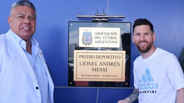 La AFA rebautiza el predio de Ezeiza con el nombre "Lionel Andrés Messi"
