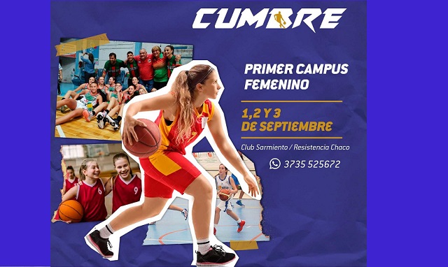Inscripciones Abiertas: "Cumbre", el primer Campus de básquet femenino