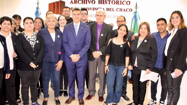 El Gobernador Zdero acompaño la celebración del 70 Aniversario del Archivo Histórico “Monseñor José Alumni”