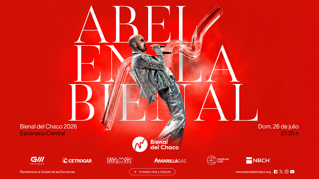 &iexcl;Abel Pintos llega a La Bienal del Chaco 2026 para un cierre inolvidable!