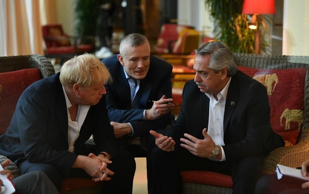 Contundente mensaje de Alberto a Boris Johnson: "Si no hablamos de Malvinas nunca vamos a poder avanzar con nada"
