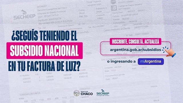 SECHEEP REITERA LA IMPORTANCIA DE ADHERIRSE AL SUBSIDIO NACIONAL Y SUGIERE ACTUALIZAR DATOS A LOS QUE YA SE INSCRIBIERON