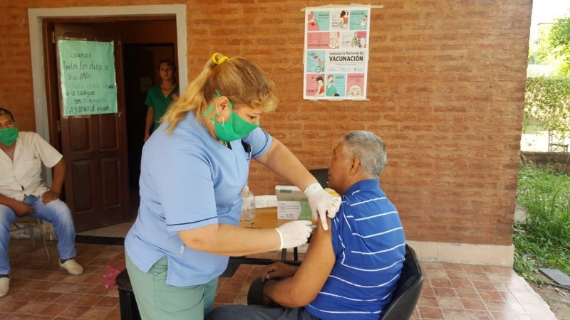 En los 300 centros vacunatorios del Chaco comenzó la Campaña Antigripal 2020