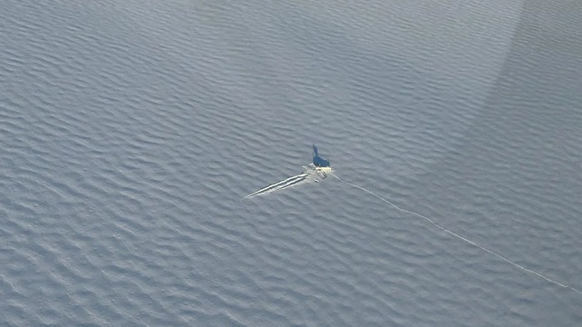 Un piloto aterrizó de emergencia en una laguna congelada de Chubut