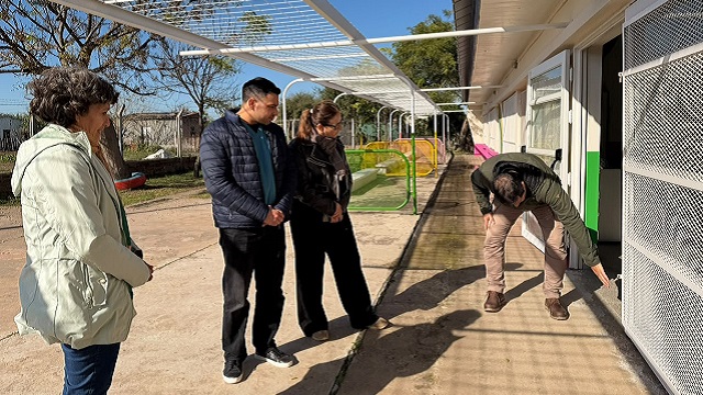 Joaqu&iacute;n Garc&iacute;a recorri&oacute; el Jard&iacute;n de Infantes N&ordm; 217 &ldquo;Carlos Gruneisen&rdquo; tras la finalizaci&oacute;n de las Obras de Refacci&oacute;n Integral  