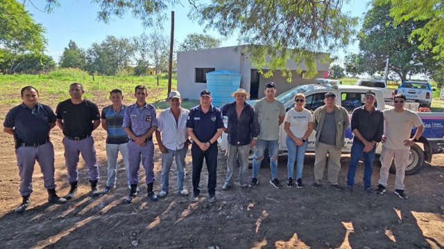 Seguridad: Avanzan las obras para reactivar la Sección Rural en Pampa Once