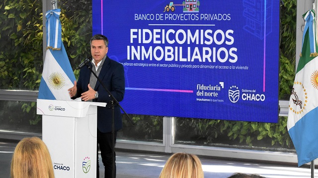 El Gobernador Zdero lanzó el Banco de Proyectos Privados de Fideicomisos Inmobiliarios 