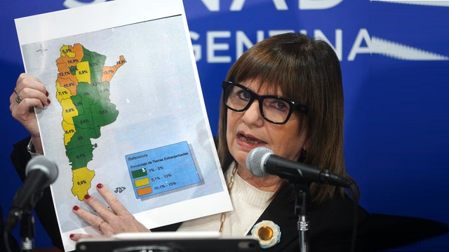 Bullrich ratificó que el tope de extranjerización de tierras pasará al 25% y señaló: "Se gana por un voto”