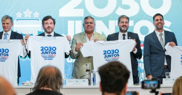 La Conmebol confirmó que Argentina, Uruguay y Paraguay inaugurarán el Mundial 2030