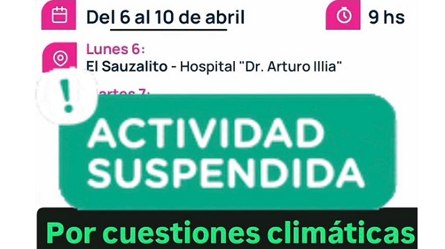 El Impenetrable: Se suspende el Operativo Odontol&oacute;gico por cuestiones clim&aacute;ticas 
