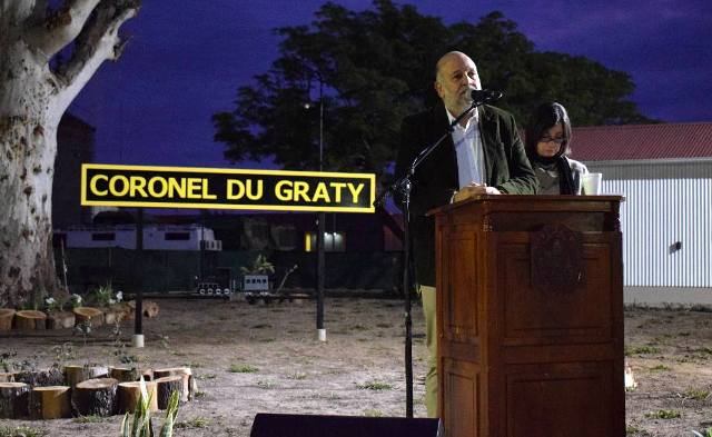 Coronel Du Graty: Quedó inaugurada la réplica de la Estación de Tren  