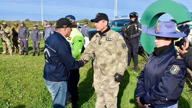 SE PRESENTÓ EL OPERATIVO DE SEGURIDAD PARA EL XXI TORNEO DE PESCA DEL DORADO EN LA ISLA DEL CERRITO 