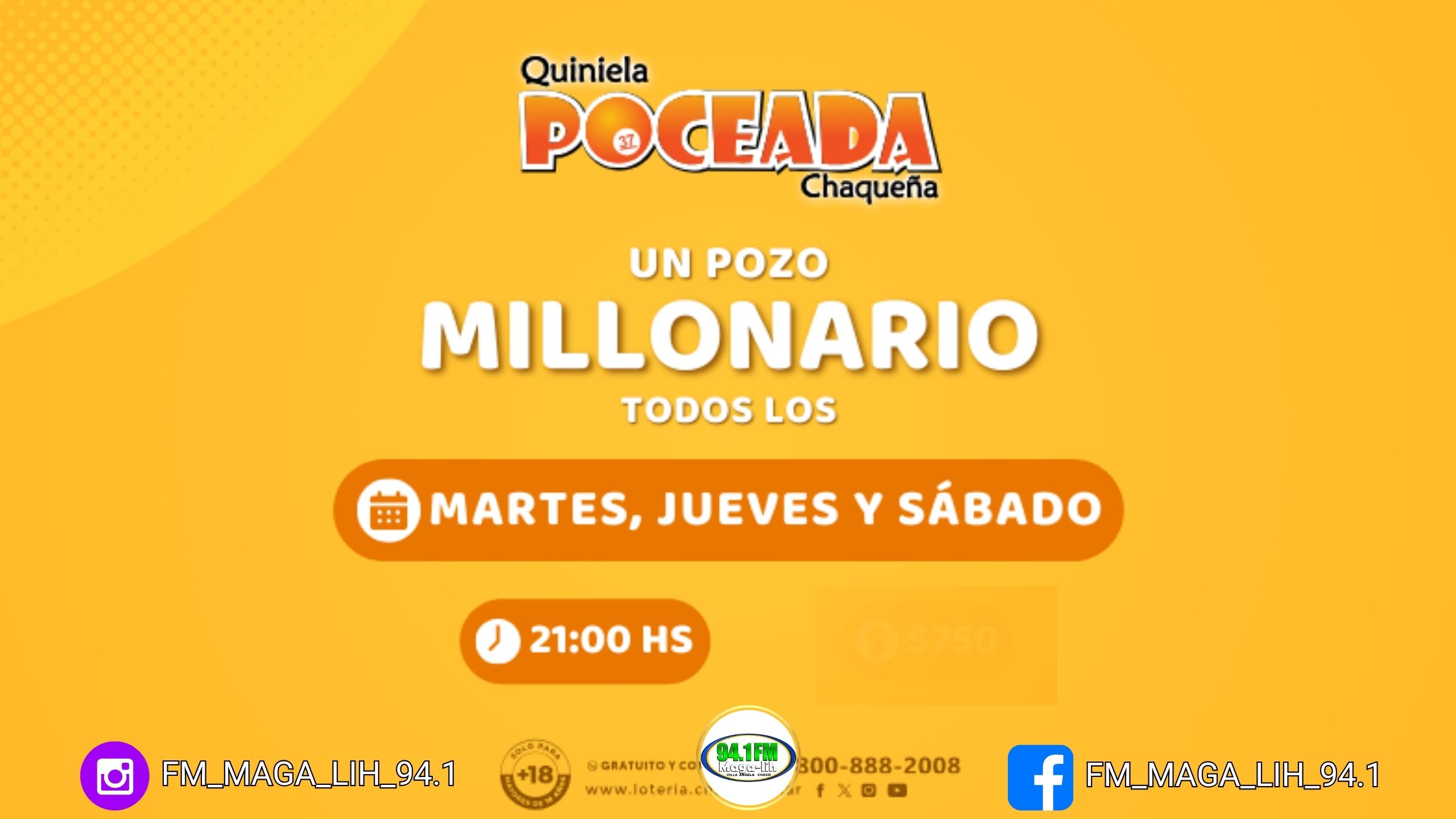 Un apostador de General Vedia se llevó mas de 218 millones de la poceada