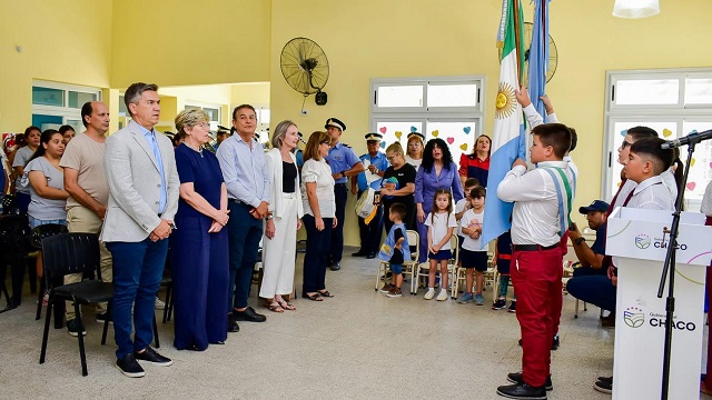 Mas Infraestructura Escolar: Zdero inauguró hoy el Jardín de Infantes N° 258 en Puerto Vilelas