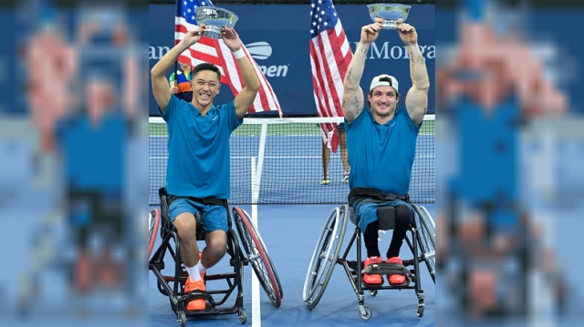 El argentino Gustavo Fernández es campeón del dobles sobre silla de ruedas del US Open