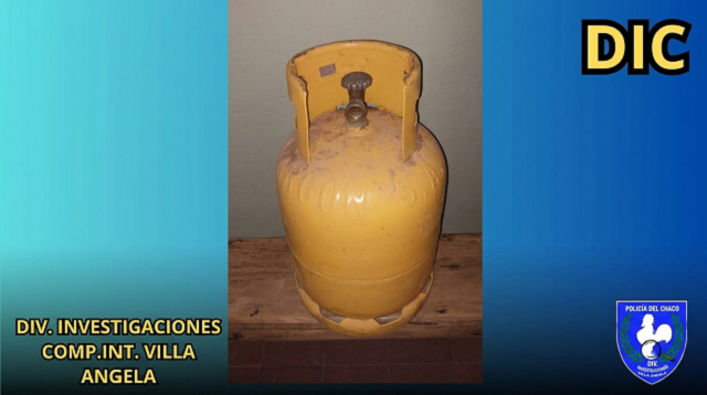 Villa &Aacute;ngela: Recuperaron un tubo de gas sustra&iacute;do y esclarecieron el hurto 