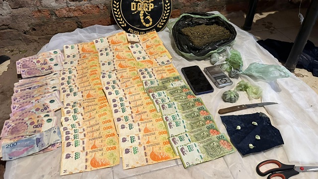 Investigación y allanamientos por venta de drogas en Villa Ángela: hay un detenido y varios secuestros