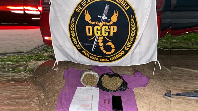 Viajaba en un remís con 750 gramos de marihuana: fue detenido antes de llegar a Villa Berthet