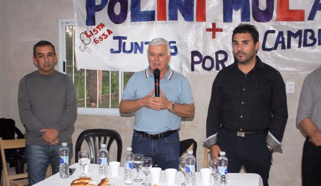 Polini presentó sus candidatos en Basail  