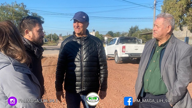 La Municipalidad de Villa Ángela avanza con perfilado y ripio en la Calle Wilde 