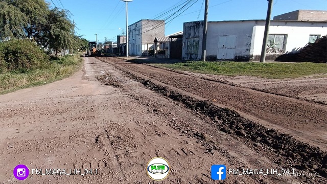 El Municipio concretó 80 nuevas cuadras de perfilado de calles 