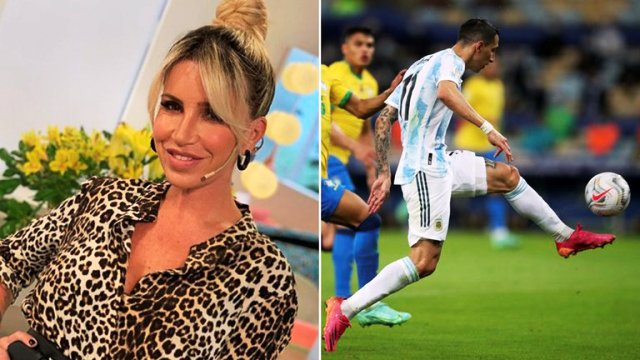 Los pícaros comentarios de Florencia Peña tras el gol de Ángel Di María en la final de la Copa América