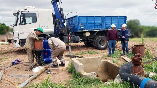 SAMEEP CONCLUYÓ LOS TRABAJOS DE INSTALACIÓN DE UN NUEVO EQUIPO DE BOMBEO EN SÁENZ PEÑA