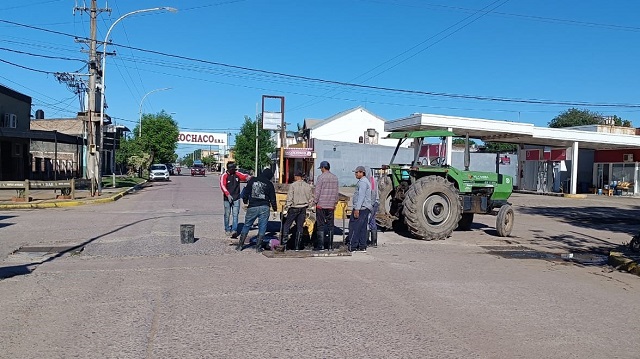 Villa Ángela: Nuevas tareas de mantenimiento en la localidad 