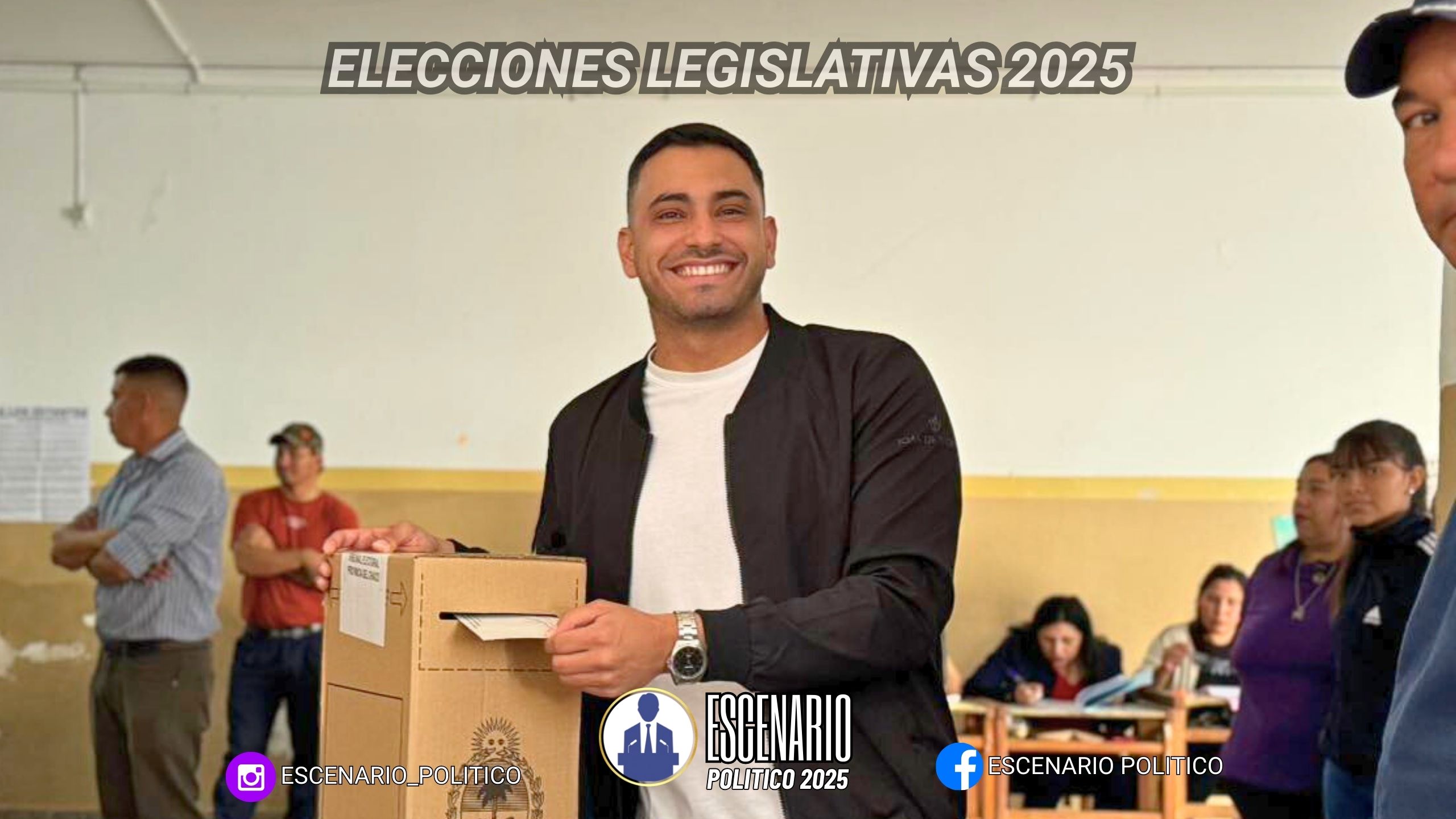 Joaquín García emitió su voto