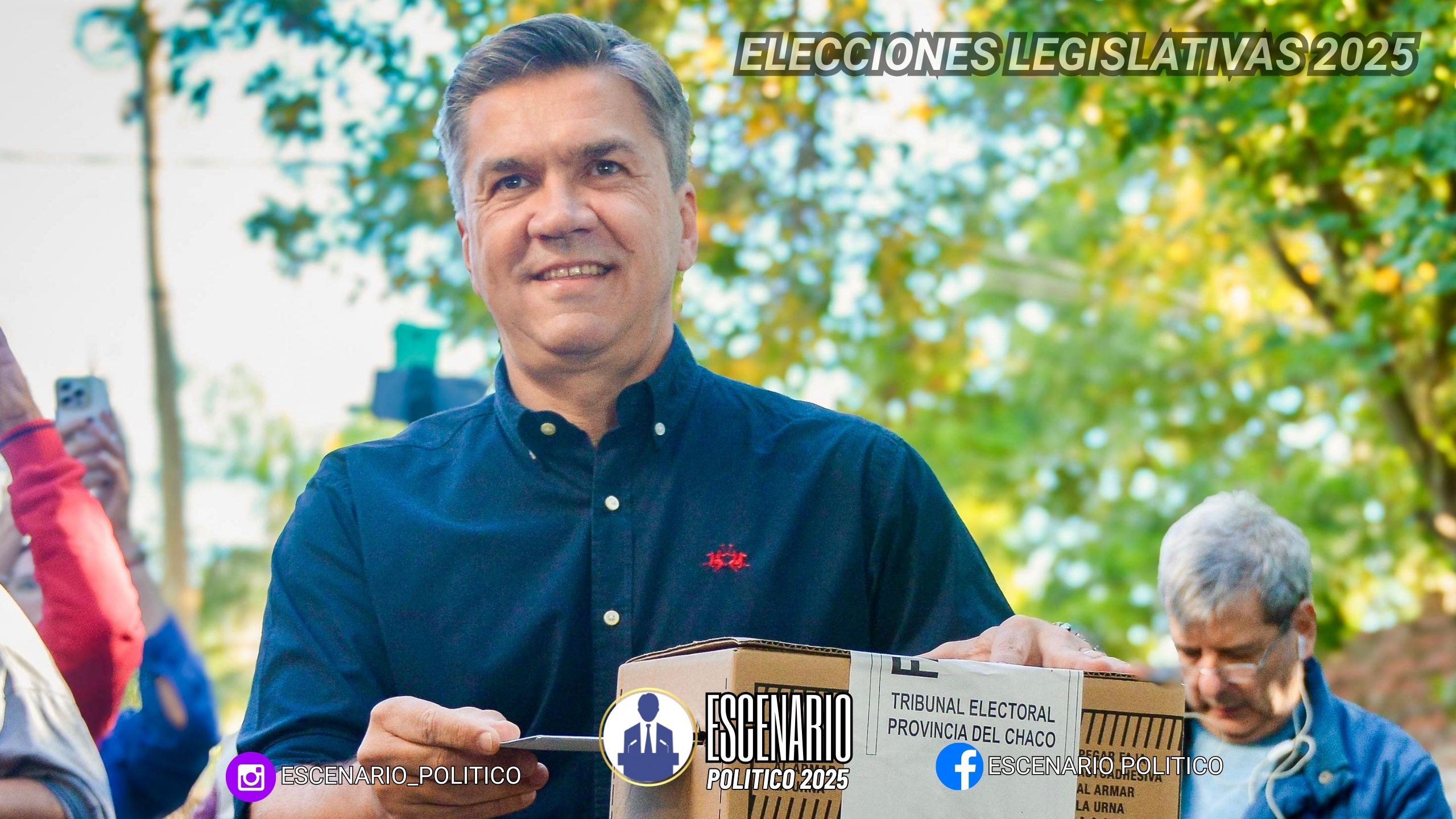 Votó el Gobernador Leandro Zdero: “Es un día decisivo para los Chaqueños y hay que concurrir a votar”