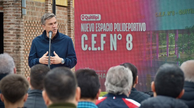 Una Obra esperada por a&ntilde;os: Zdero anunci&oacute; el nuevo Polideportivo del CEF N&deg; 8 de Quitilipi