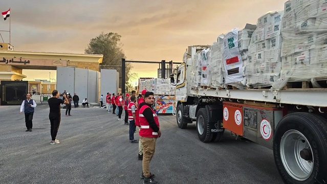 Comenzó el ingreso masivo de ayuda humanitaria a Gaza