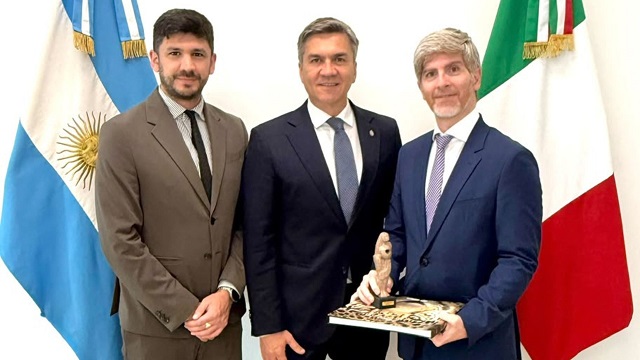 Chaco agradeci&oacute; al C&oacute;nsul Argentino en Miran por su acompa&ntilde;amiento en la Misi&oacute;n Comercial 