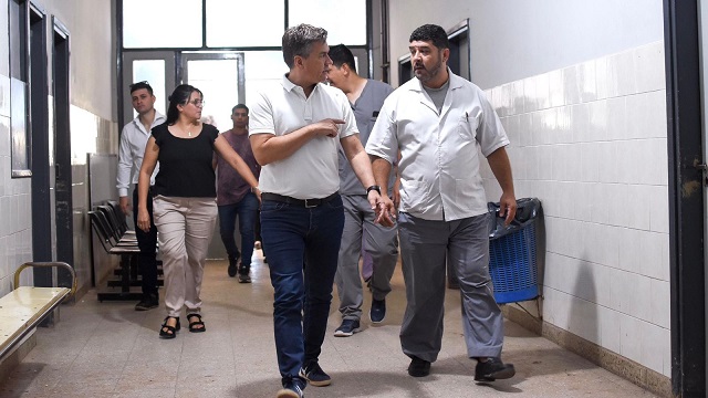 Gral. San Martín: Zdero constató las obras de refacciones del Hospital “Félix Pèrtile” 